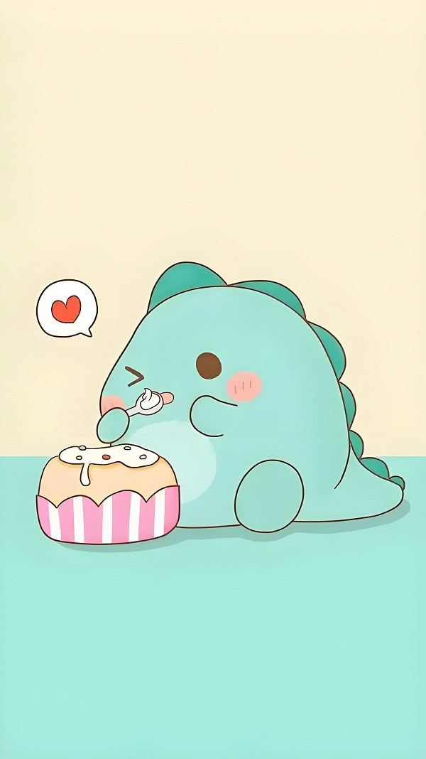 Ảnh chibi khủng long vui nhộn – lựa chọn tuyệt vời cho học sinh
