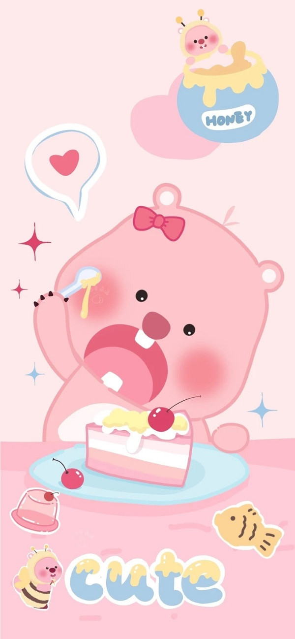 Loopy tạo dáng cùng những cánh hoa pastel
