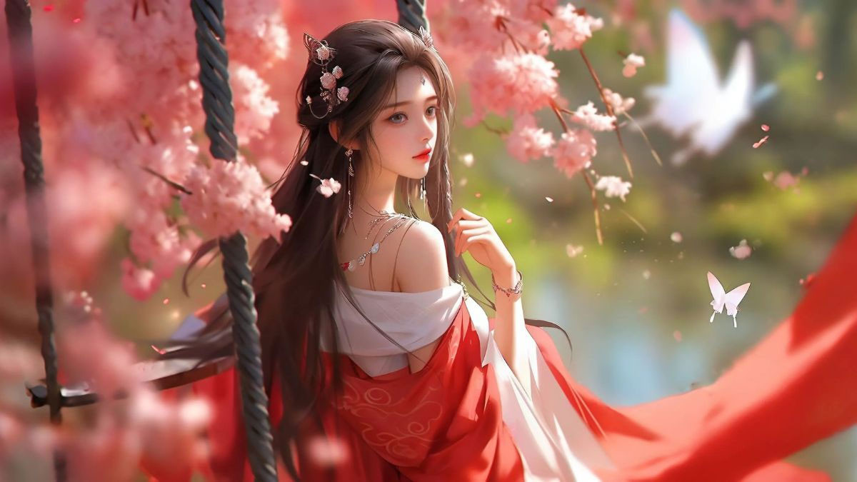 Ảnh gái anime phong cách cổ trang