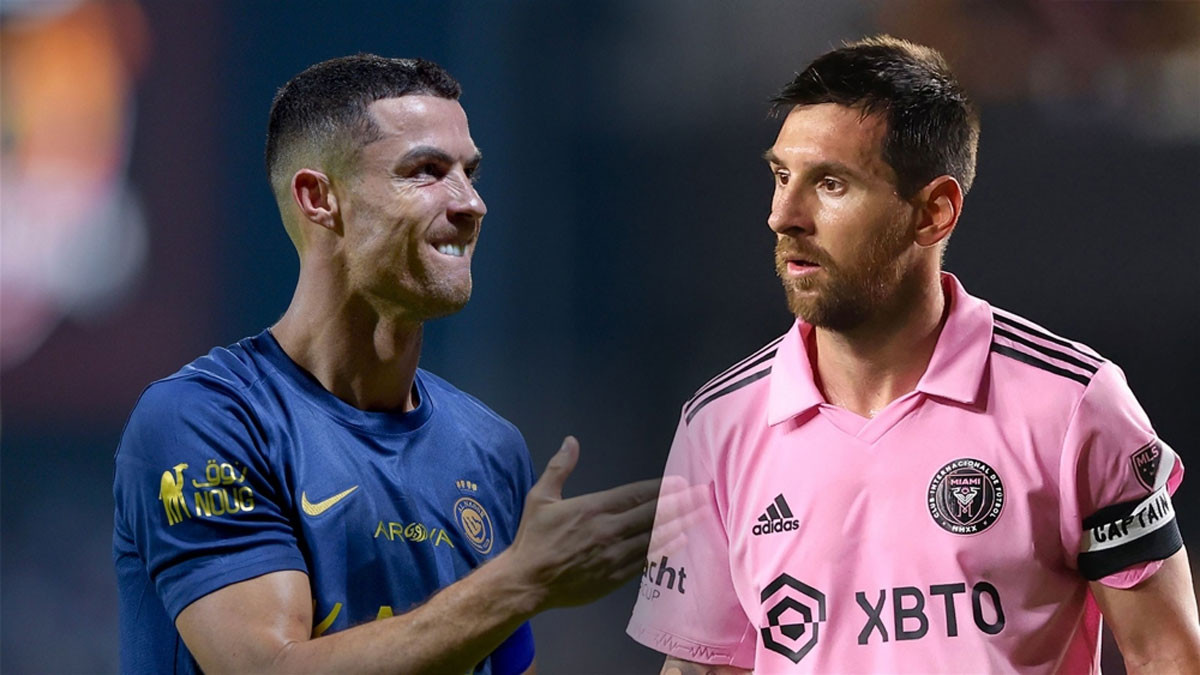 Ảnh Ronaldo cùng Messi