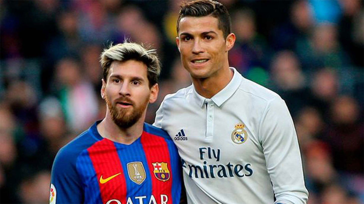 Ảnh Ronaldo cùng Messi