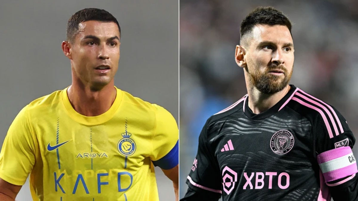 Ảnh Ronaldo cùng Messi