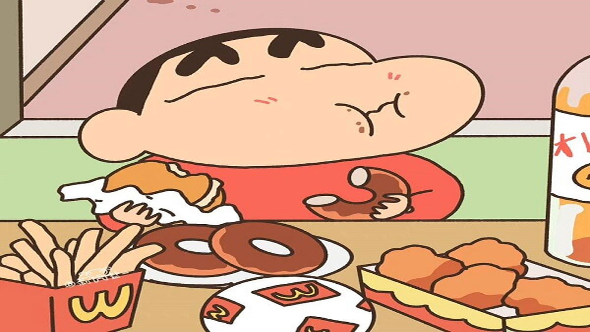 Avatar vô tri Shin được giới trẻ yêu thích