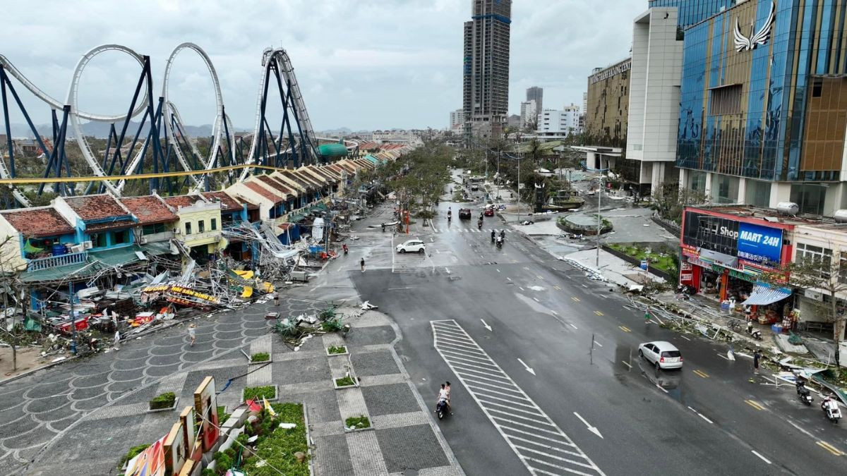 Cảnh tan hoang tại Quảng Ninh