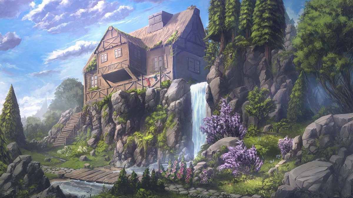 Cảnh vật anime buồn đầy cảm xúc