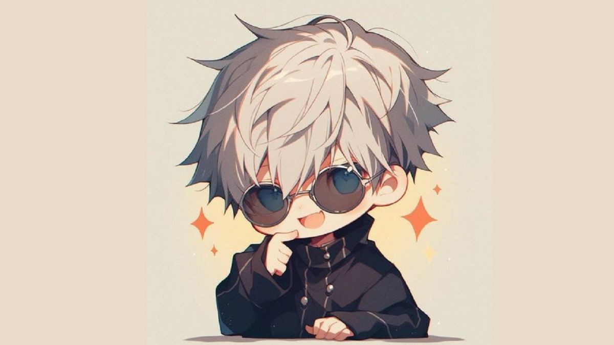 Gojo Satoru qua nét vẽ chibi đáng yêu