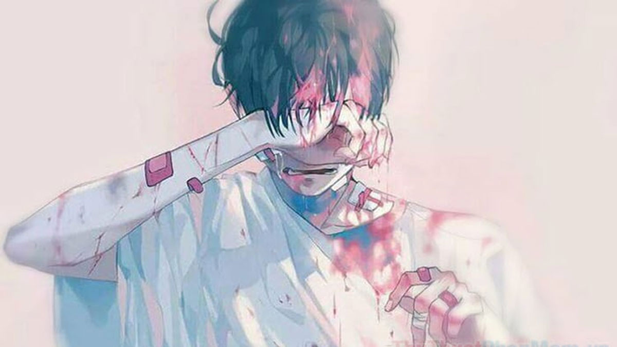 Hình ảnh anime buồn nước mắt