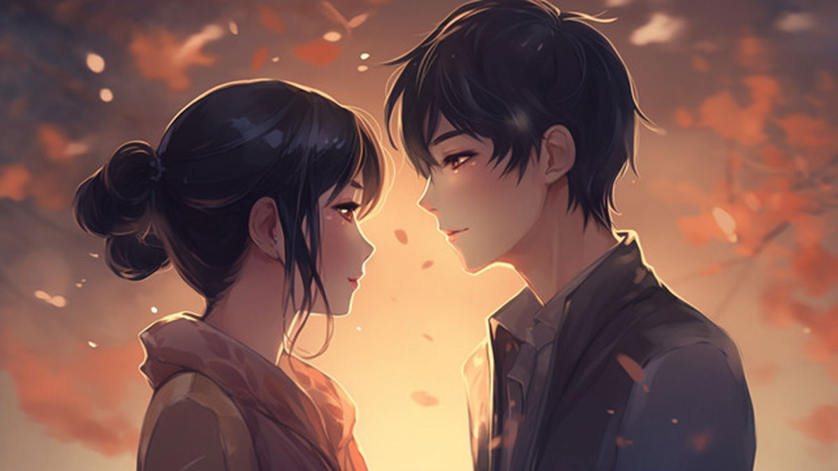 Hình ảnh anime cặp đôi lãng mạn