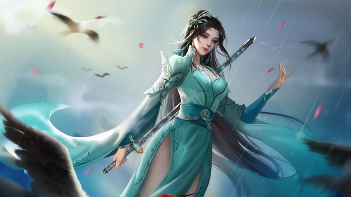 Hình ảnh anime ngầu phong cách cổ trang