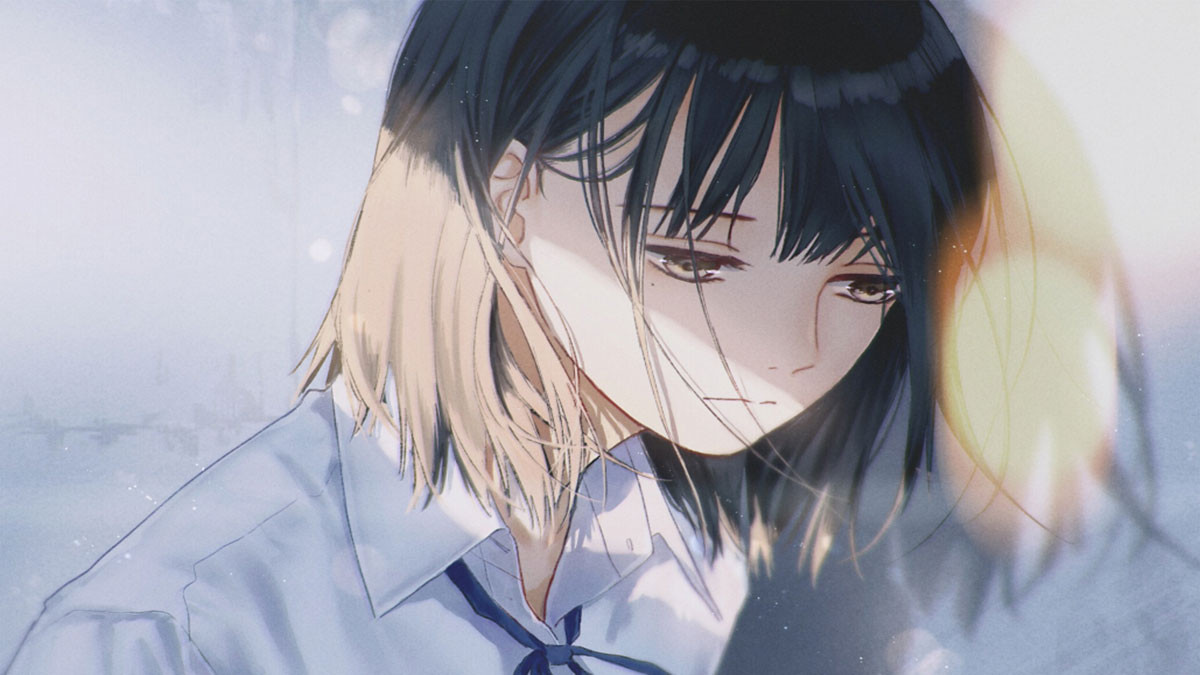 hình ảnh cô đơn của nhân vật anime