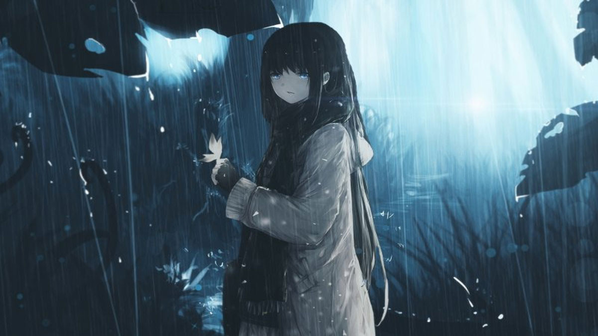 hình ảnh cô đơn trong thế giới anime