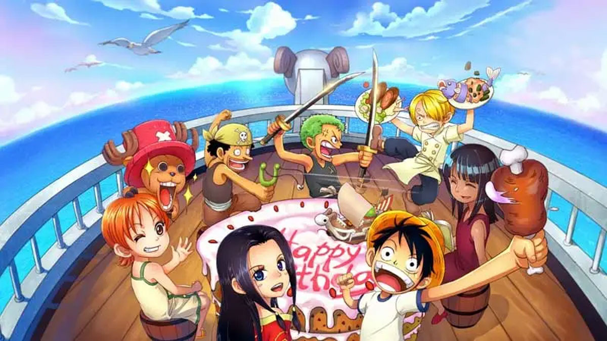 Hình ảnh của Luffy là cảm hứng cho nhiều bạn trẻ yêu thích nhân vật này.