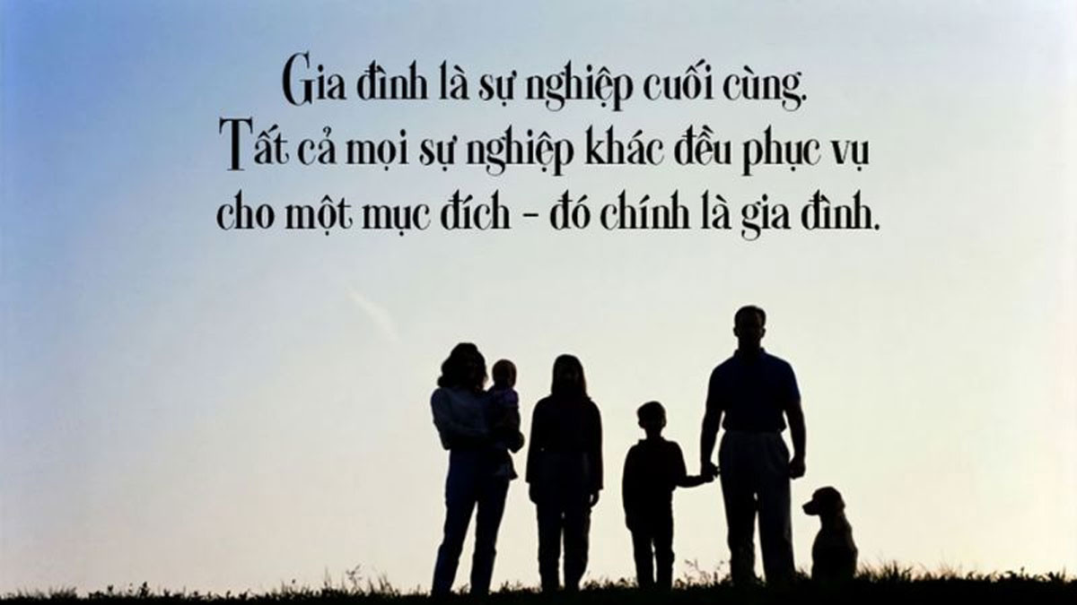 Hình buồn gia đình