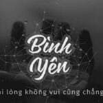 Hình buồn với chữ viết đẹp