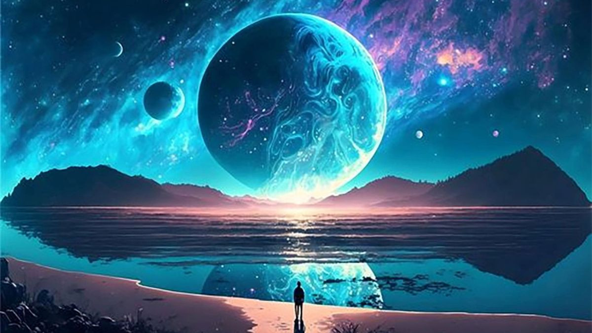 Hình nền 3D không gian vũ trụ