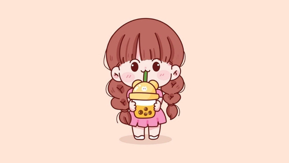 Hình nền cute avatar nữ 3