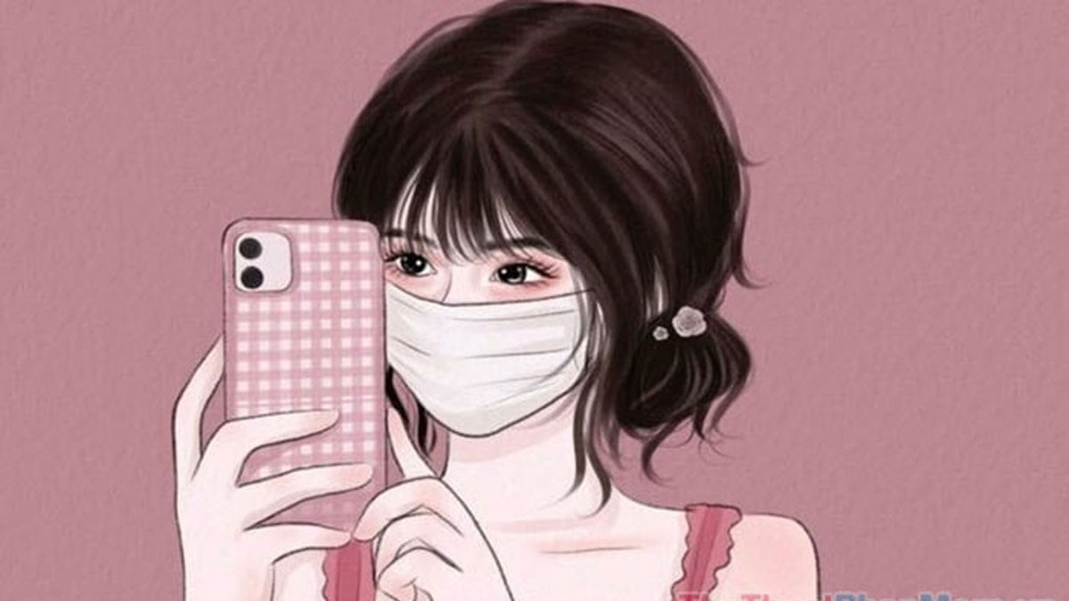 Hình nền cute avatar nữ 4