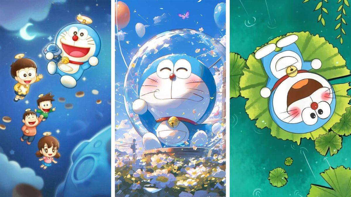 Hình nền điện thoại cute Doraemon
