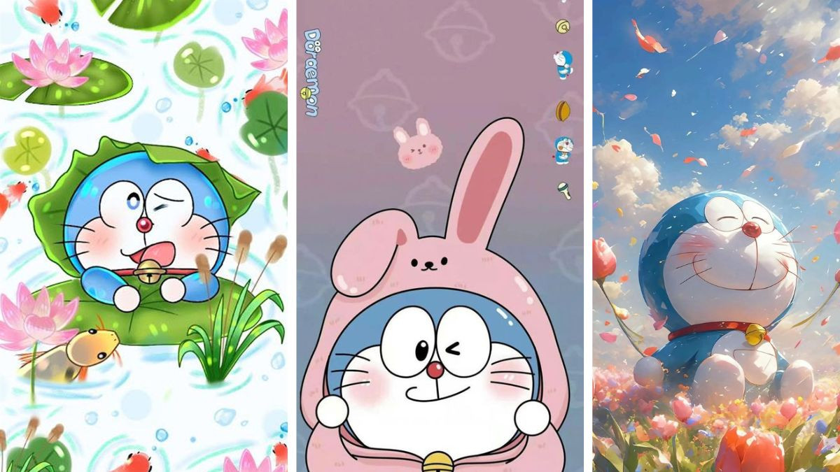 Hình nền điện thoại cute Doraemon