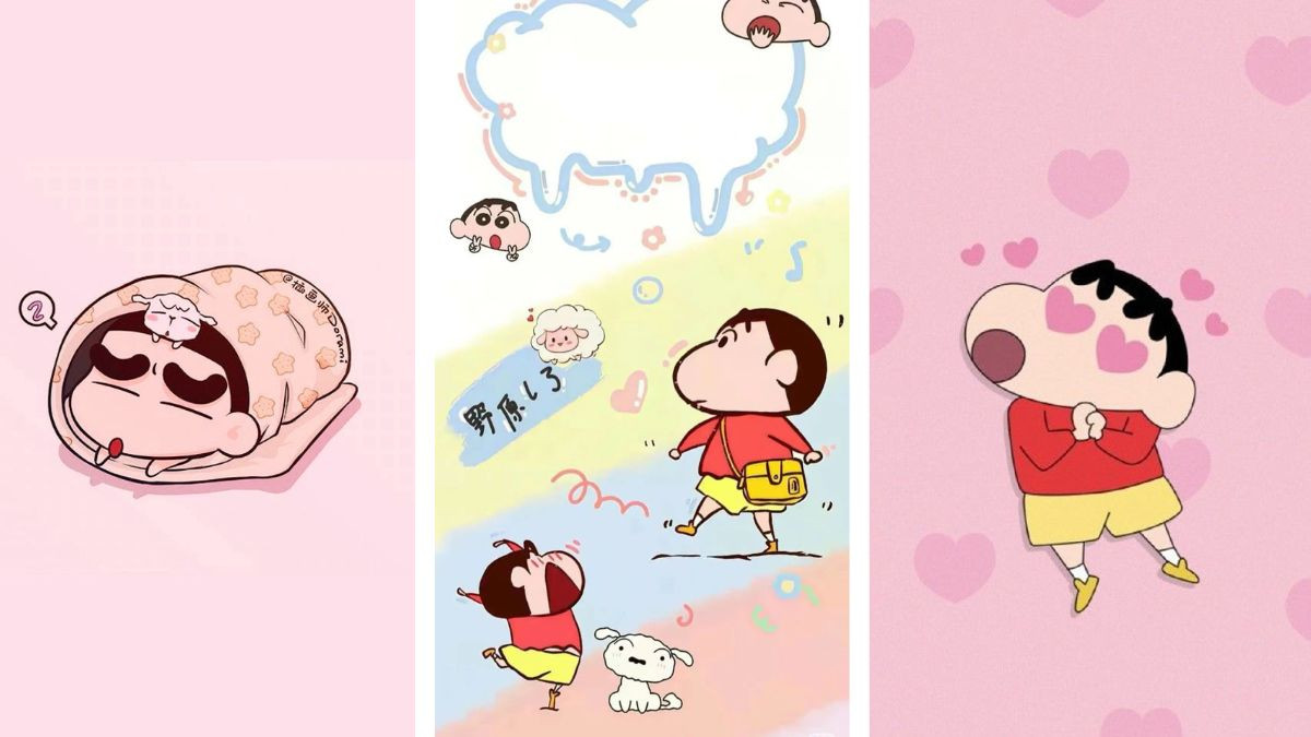 Hình nền điện thoại cute Shin cậu bé bút chì