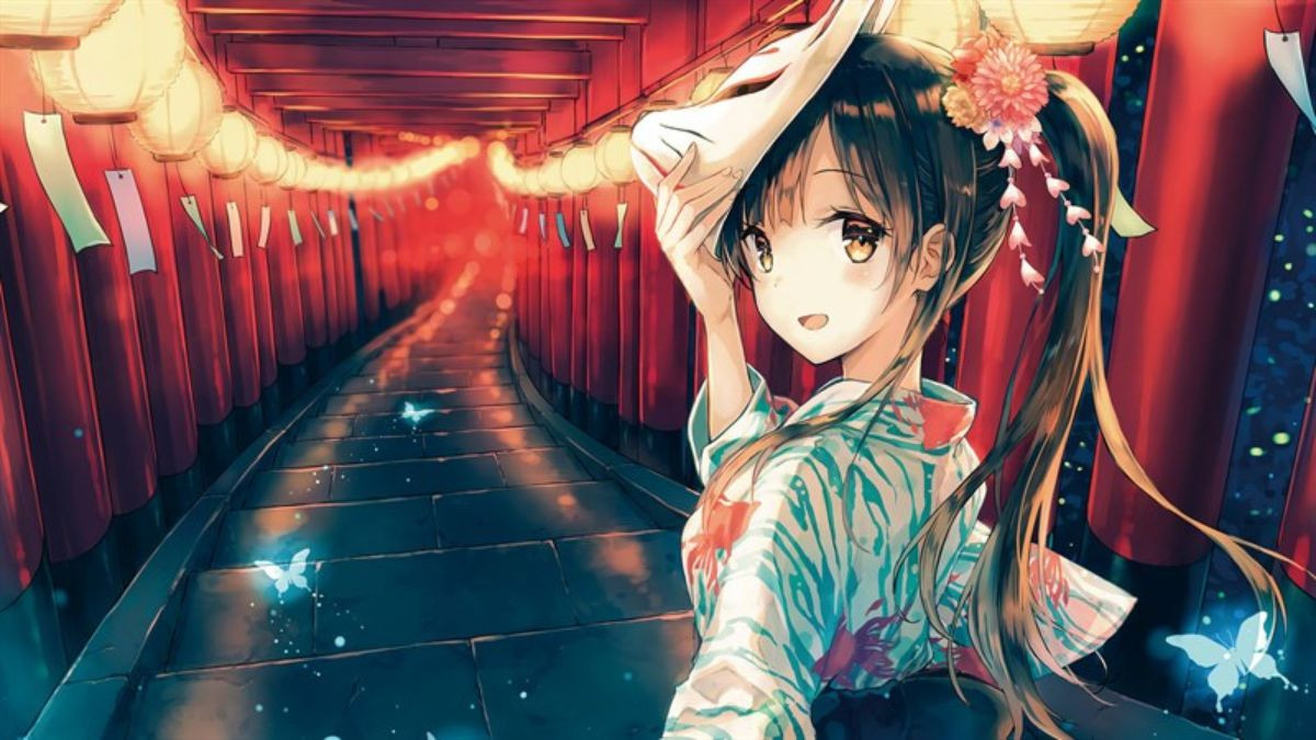 Hình nền nữ cute Anime