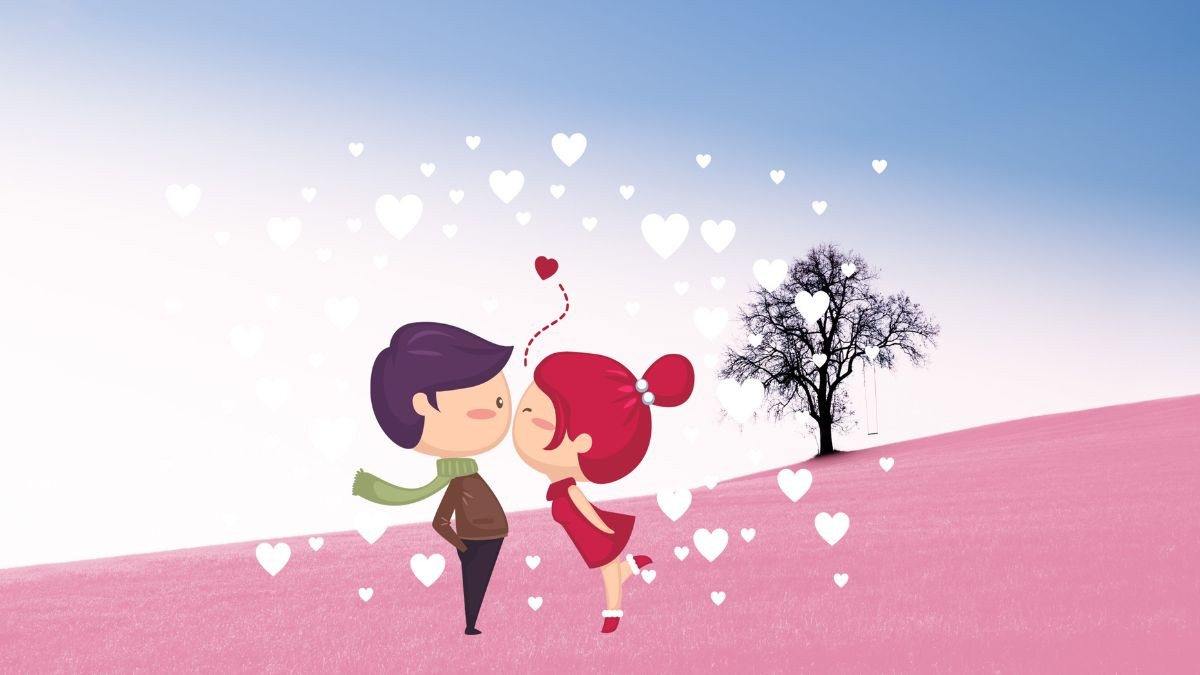 Hình nền nữ cute lãng mạn