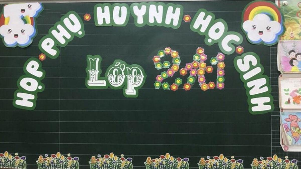 Họp phụ huynh với không gian thân thiện