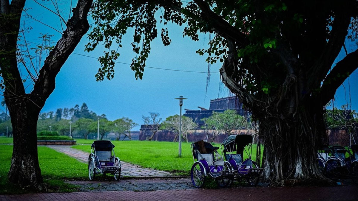 Khung cảnh cổ kính mùa đông