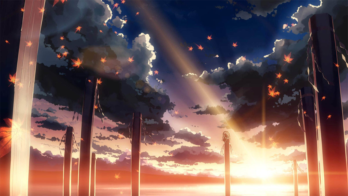 Phong cảnh anime nhẹ nhàng