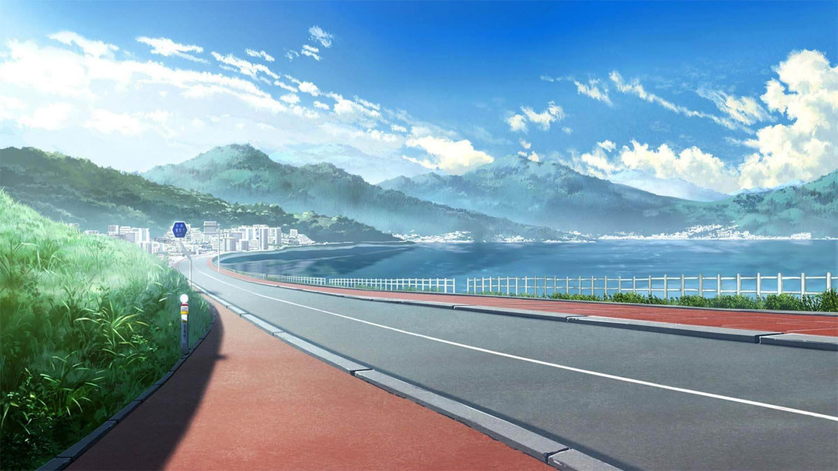 Phong cảnh làng quê buồn anime